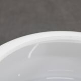 Set of Three Mid-Century Black Flush Mount Lights, 1970s