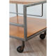 Vintage rolling coffee table by George Frydman circa 1960