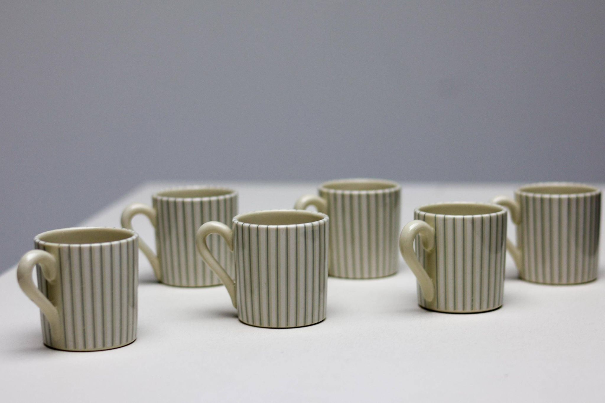 Ensemble de six tasses à expresso George Nelson, mi-siècle moderne