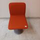 Lot 4 chaises vintage en cuir par Poltronova variante harlow 1971