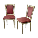 Pair of Louis XVI style armchairs