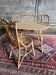 Vintage Louis Sognot rattan dressing table and chair - 1960s