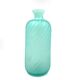 Gino Cenedese, Murano frosted glass aqua green vase, Cenedese, Murano Italy 1970s
