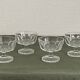 Set of 4 glass ice cream bowls