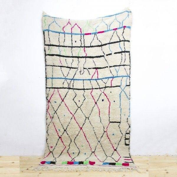 Moroccan Woolen Tribal Rug