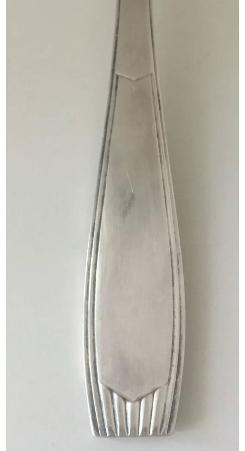 Christofle silver-plated art deco pie server