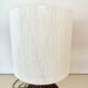 Wood and cotton lamp
