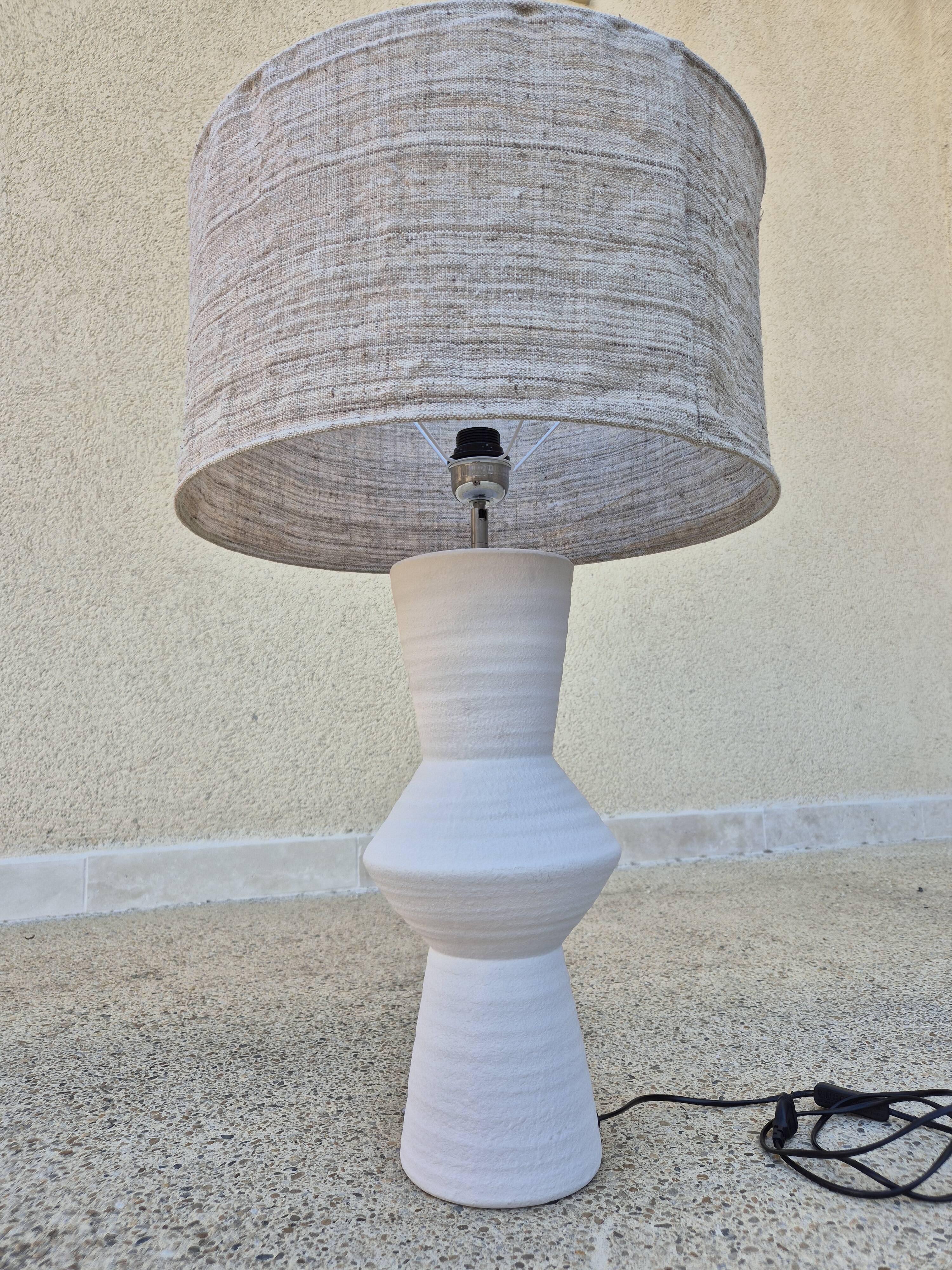 Ceramic floor lamp