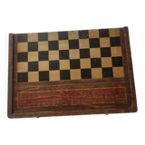 Large game box of backgammon, checkers