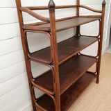 Bamboo rattan shelf 1970