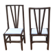 Paire de chaises en canne des Philippines