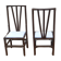 Paire de chaises en canne des Philippines