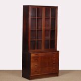 Display cabinet/bookshelf in rosewood by Lyby Mobler, 1960 Reference