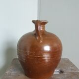 Terracotta pitcher pottery glazed stoneware