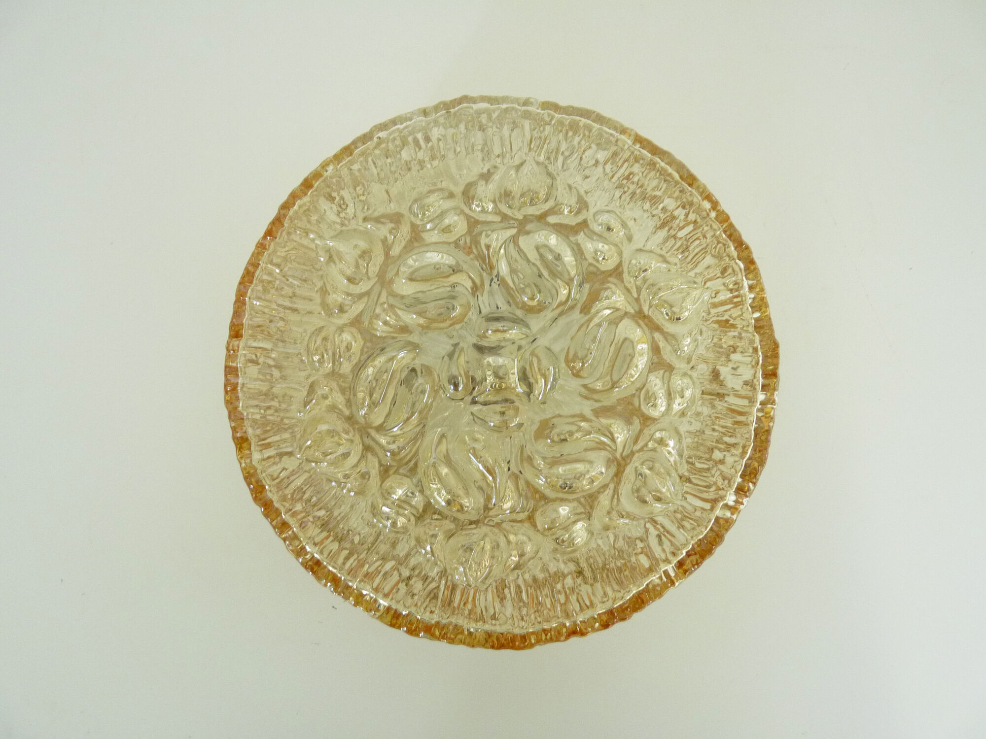vintage amber glass ceilling
