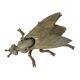 Vintage Copper Plated Fly Ashtray Figurine Italy 1960s