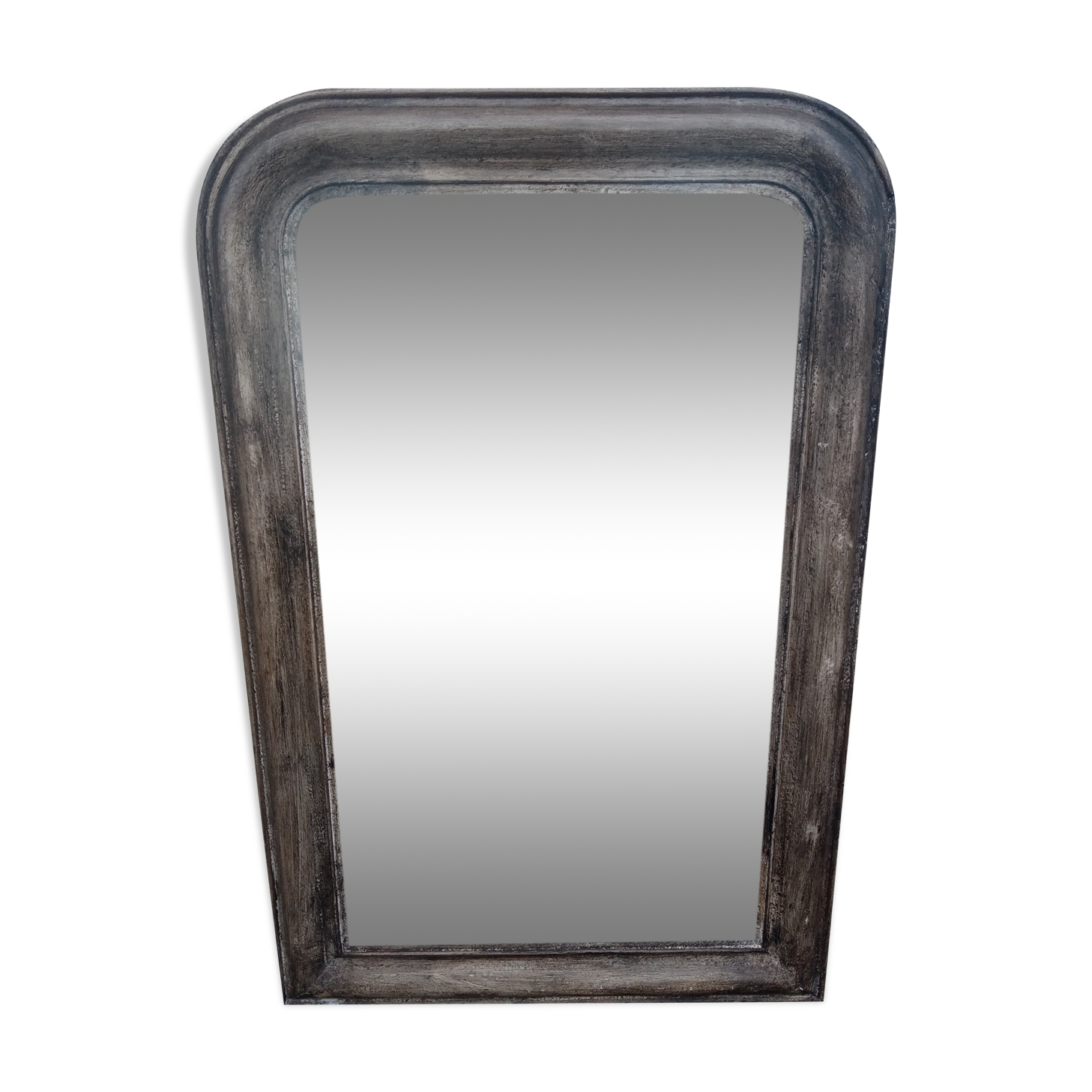 Old mirror louis philippe patinated 106 x 67 cm