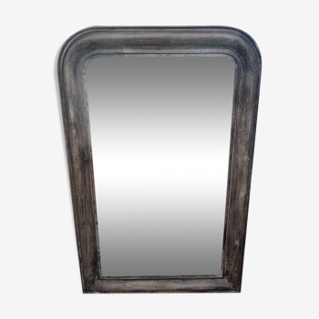 Old mirror louis philippe patinated 106 x 67 cm