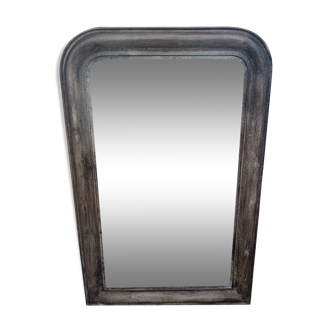 Old mirror louis philippe patinated 106 x 67 cm