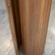 Paravent style Baumann bois autoportant vague pliable vintage 1950