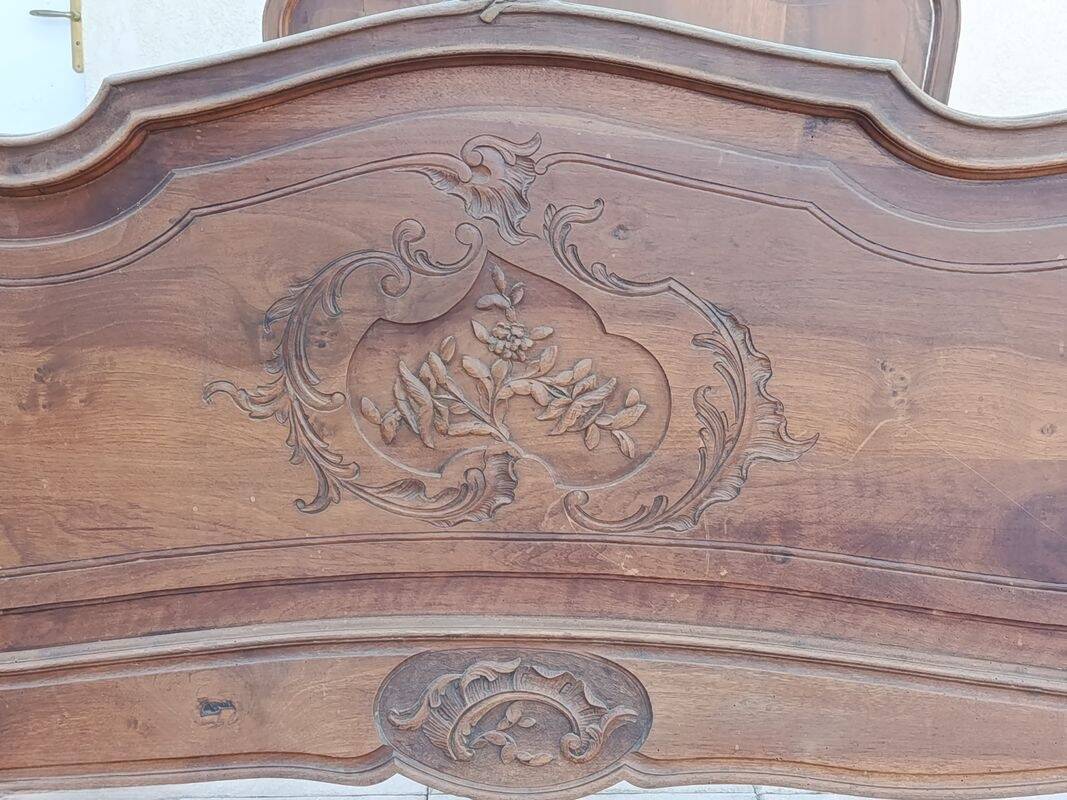 Walnut cabinetmaker's bed
