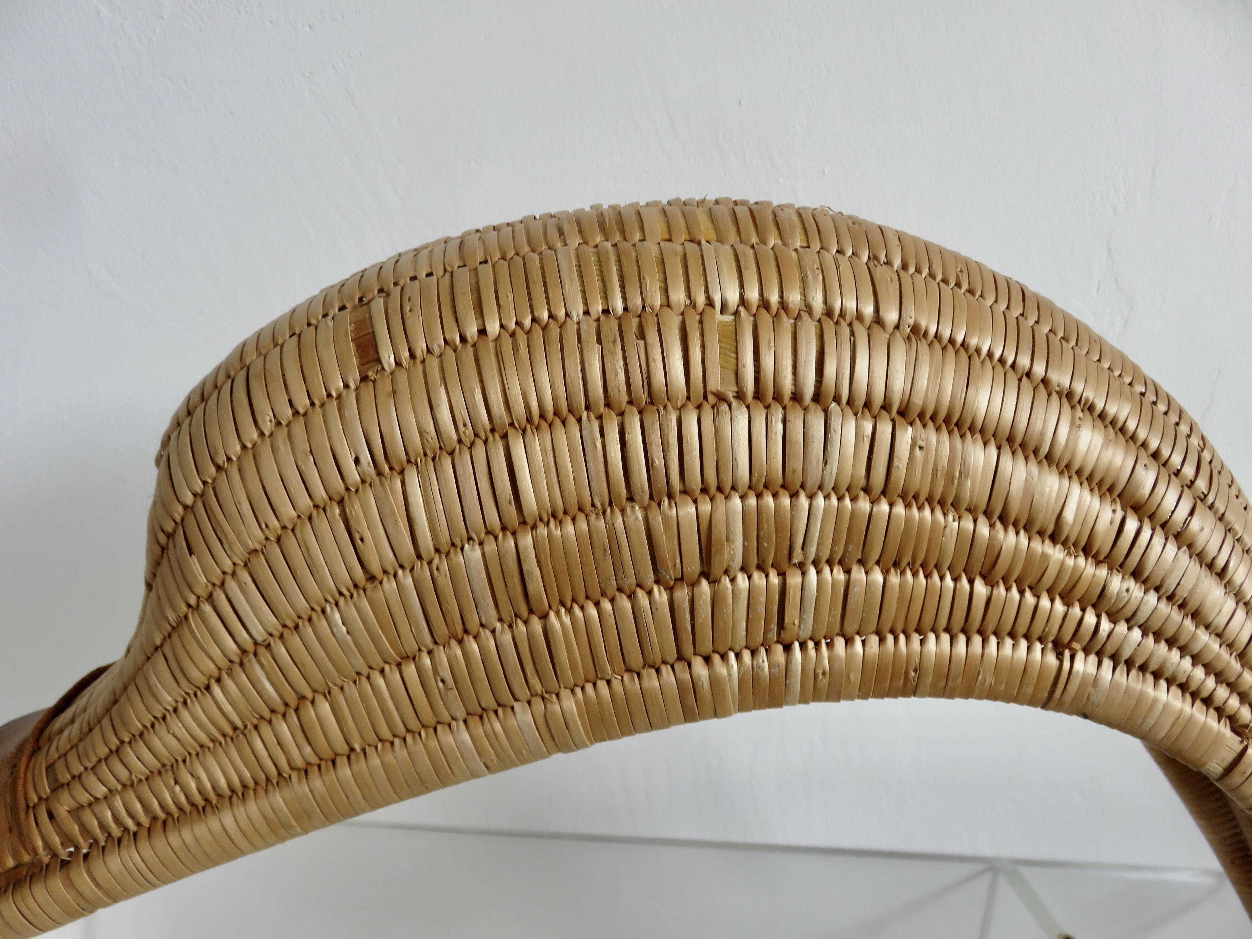 Old chistera large glove, 64cm, Basque pelota, Basque country, jai alai, cesta Punta.