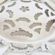 Scallop shell butter dish in silver, scallop shell.