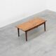 French Provincial Oak 19th century Farmhouse table with drawers, France