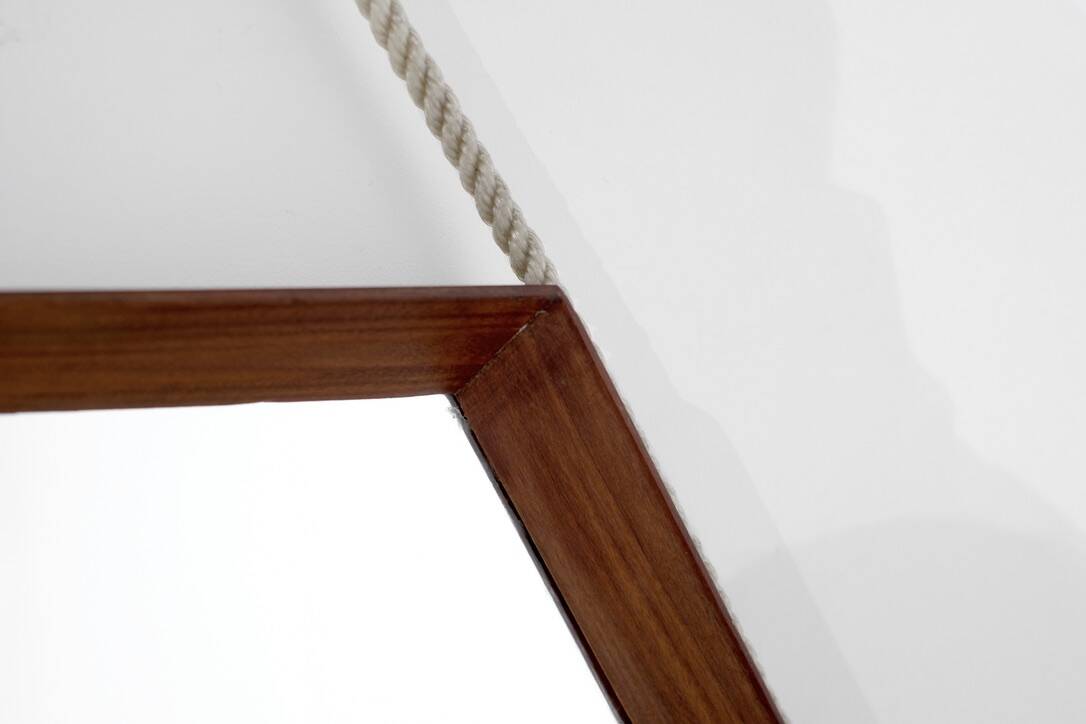 Miroir en bois, Italie années 1960