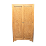 Raw vintage oak cabinet