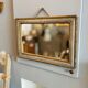 Small rectangular antique mirror