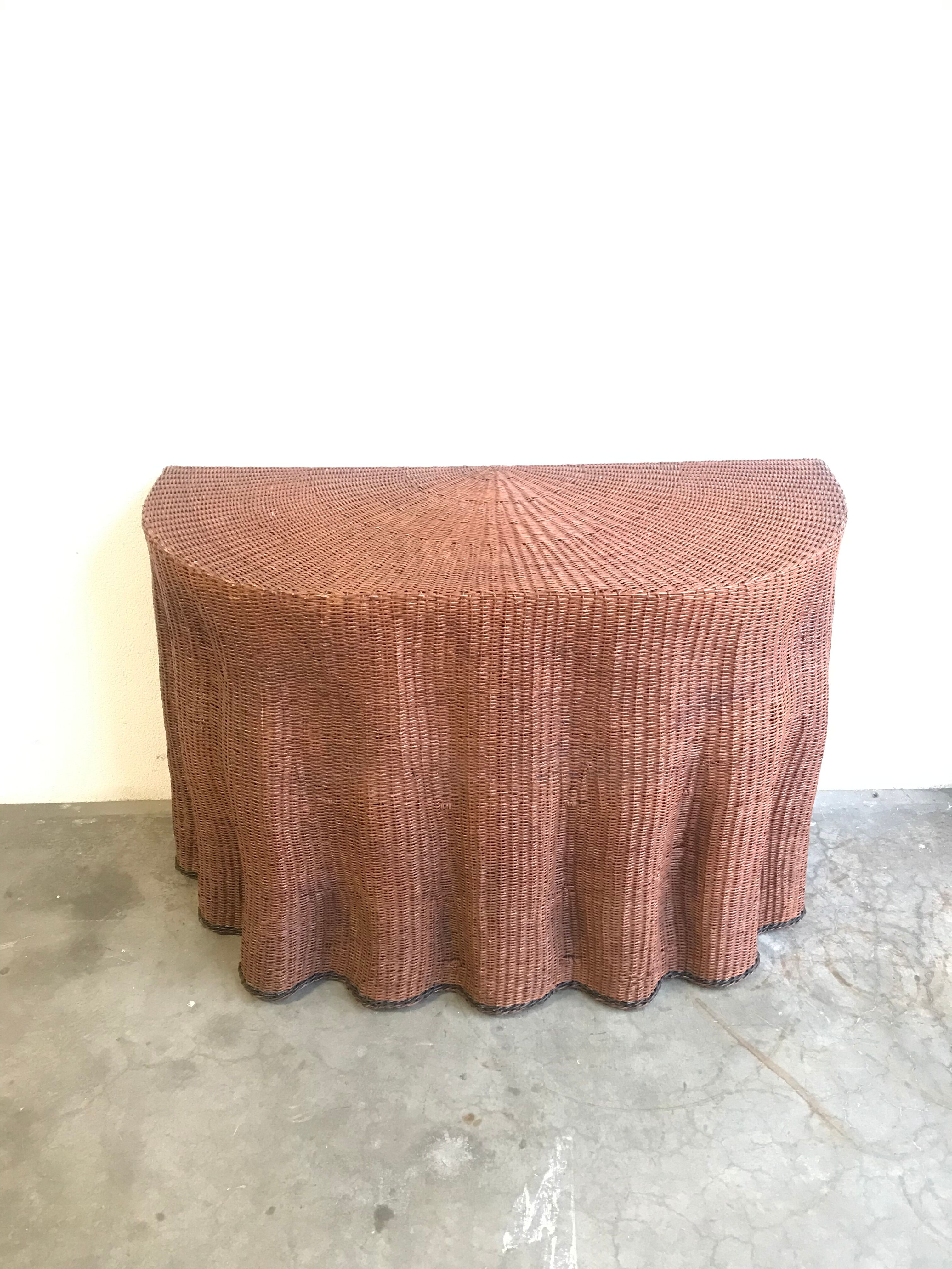 Table Console Trompe-l'oeil "Liguria"