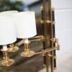 mirror with articulated wall light