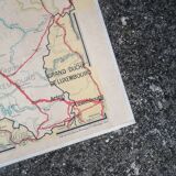 Old Vidal Lablache map: Belgium.