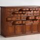 Antique multi-drawer apothecary cabinet (circa 1920)