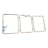 Vintage triptych barber mirror