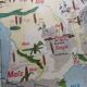 Carte scolaire vintage mdi FRANCE La Seine