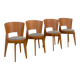 Set of 4 "Ola" dining chairs designed by Pascal Mourgue