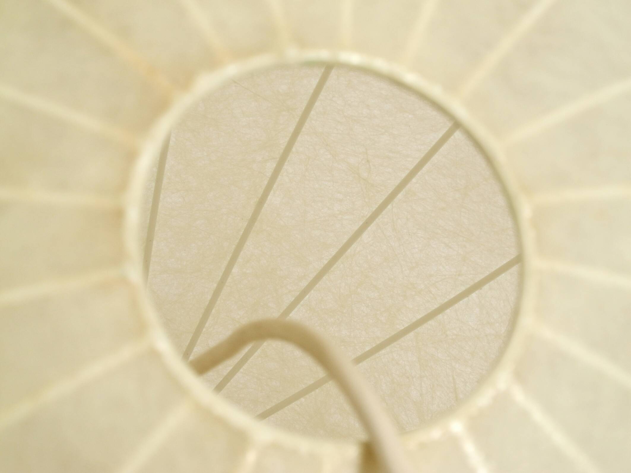 Beautiful Cocoon pendant lamp in very good vintage condition from the 1960s