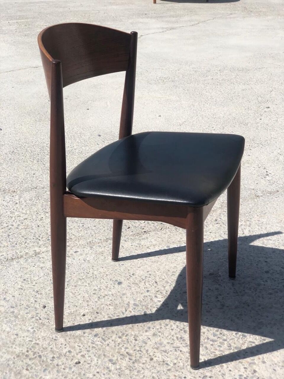 Set Extendable table Ib Kofod Larsen and 8 chairs Jysk for Mobelfabrik 1960