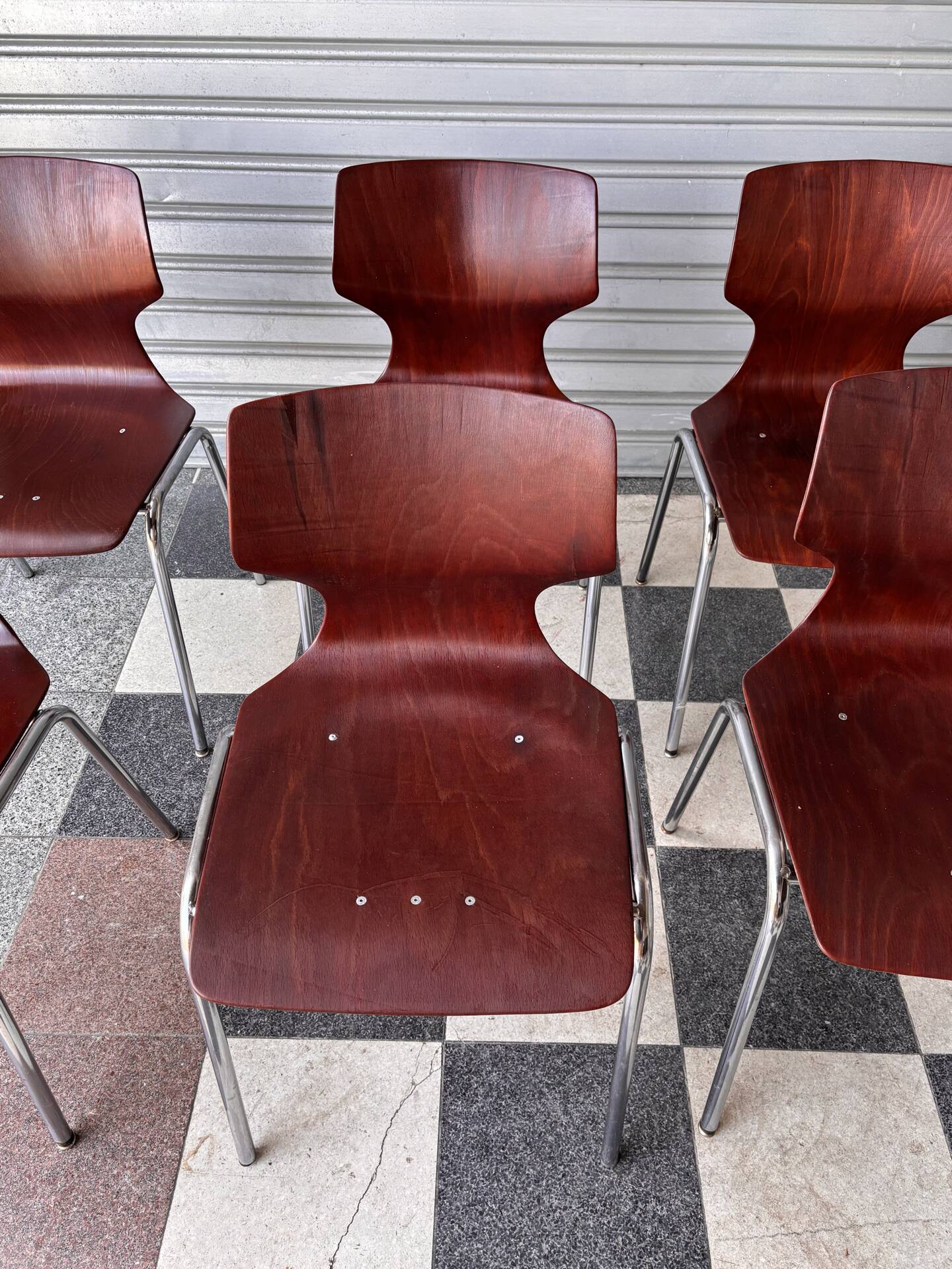 Lot de 10 chaises Pagholz