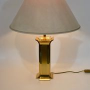 Lampe vintage en laiton massif design 1970 - 80