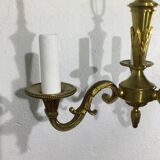 3 light bronze chandelier