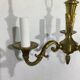 3 light bronze chandelier