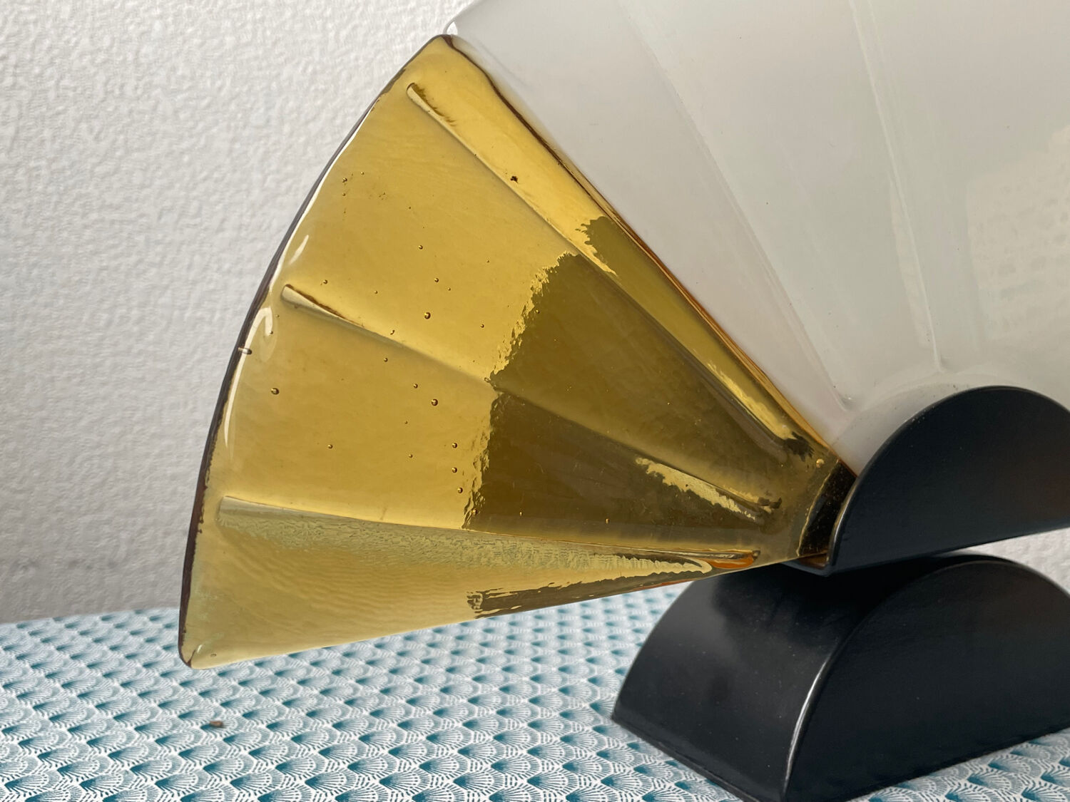 Half-moon Murano lamp