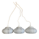 Set of three "Spotted Globes" glass lamps - 1970.