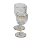 Pair of baccarat crystal glasses model mahora