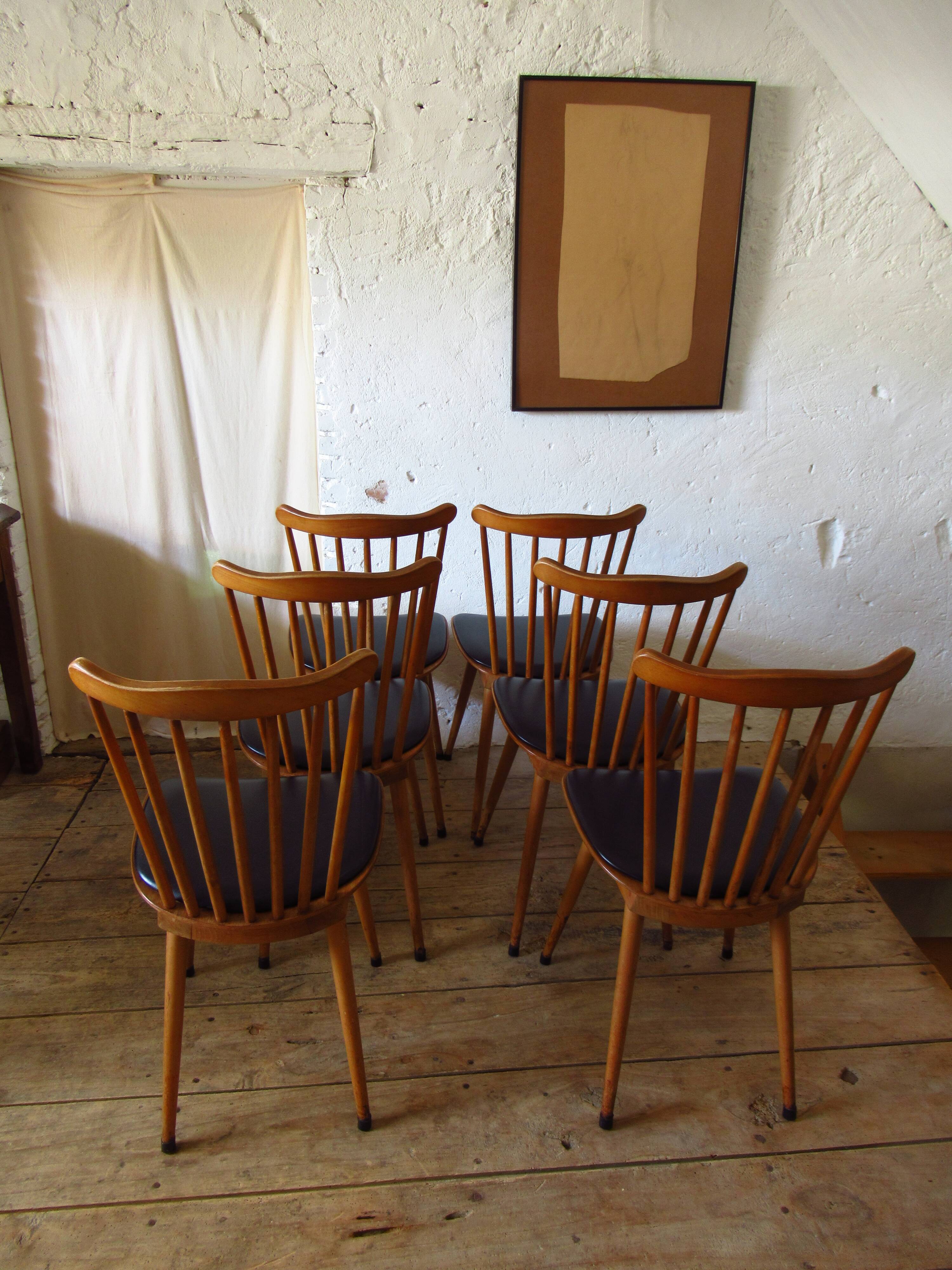 Baumann chairs, set of 6