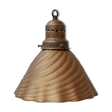 X Ray gold mercury shade pendant light