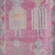 Vintage Turkish rug from Oushak, hand-woven 98x310 cm